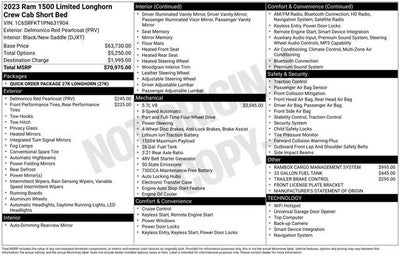 2023 RAM 1500 Longhorn