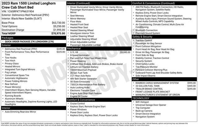 2023 RAM 1500 Longhorn