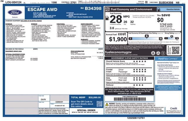 2025 Ford Escape ST-Line