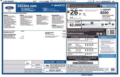 2025 Ford Escape ST-Line Select