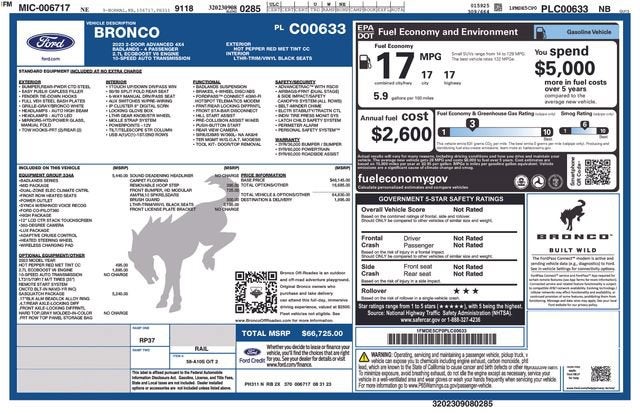 2023 Ford Bronco Base
