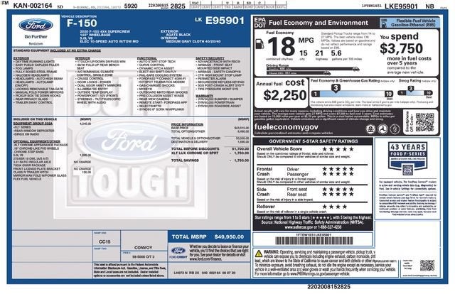 2020 Ford F-150 XL