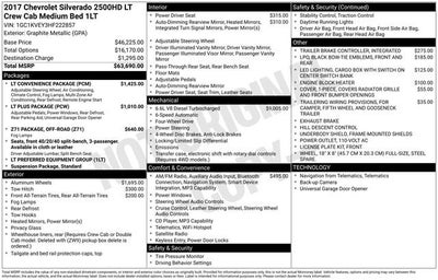 2017 Chevrolet Silverado 2500 HD LT