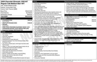 2009 Chevrolet Silverado 1500 Work Truck