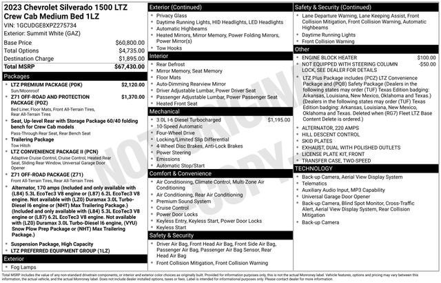 2023 Chevrolet Silverado 1500 LTZ