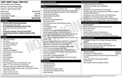 2007 GMC Yukon SLE