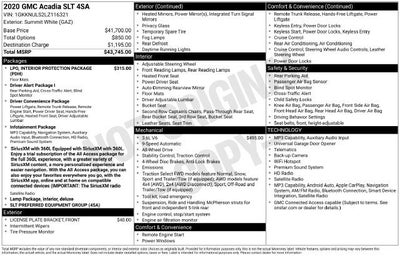 2020 GMC Acadia SLT