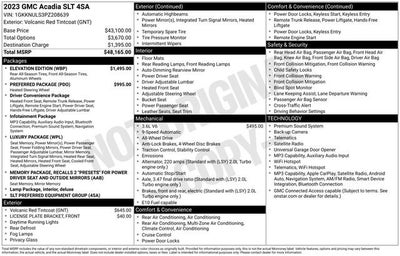 2023 GMC Acadia SLT