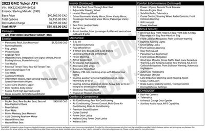 2023 GMC Yukon AT4