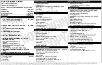 2026 GMC Yukon AT4