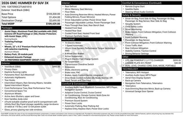 2026 GMC HUMMER EV SUV 3X