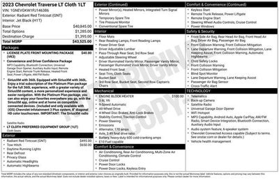 2023 Chevrolet Traverse LT Cloth