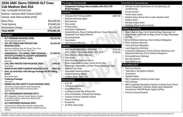 2026 GMC Sierra 2500 HD SLT