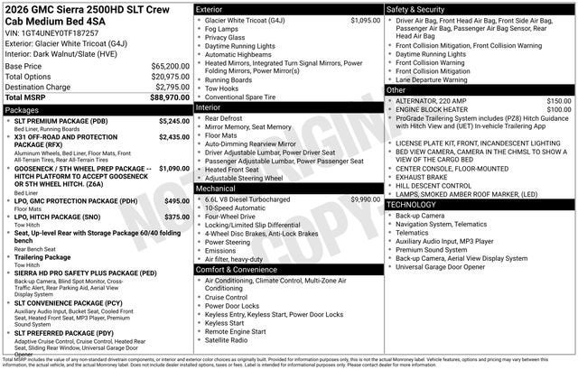 2026 GMC Sierra 2500 HD SLT