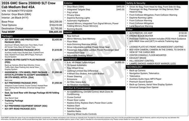 2026 GMC Sierra 2500 HD SLT