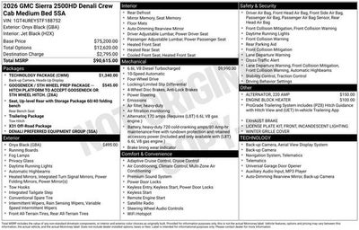 2026 GMC Sierra 2500 HD Denali