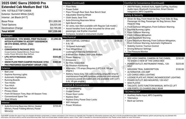 2025 GMC Sierra 2500 HD Pro