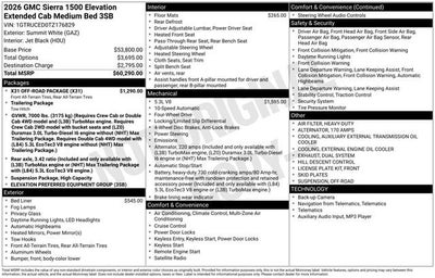 2026 GMC Sierra 1500 Elevation