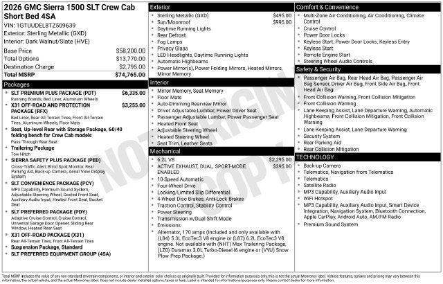 2026 GMC Sierra 1500 SLT - Photo 30