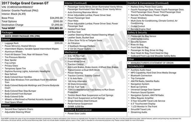 2017 Dodge Grand Caravan GT