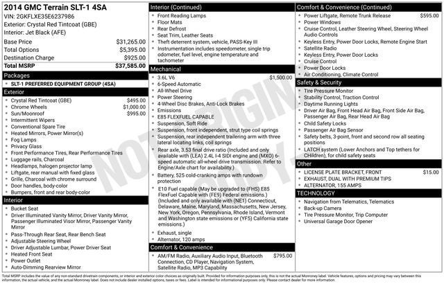 2014 GMC Terrain SLT