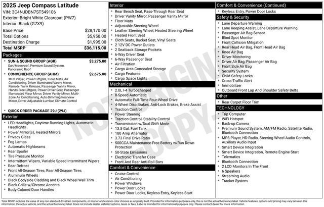 2025 Jeep Compass Latitude
