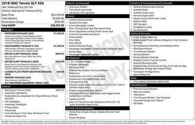 2018 GMC Terrain SLT