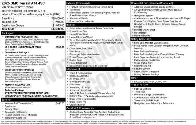 2026 GMC Terrain AT4