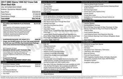 2017 GMC Sierra 1500 SLT