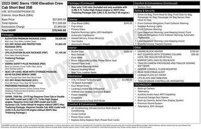 2023 GMC Sierra 1500 Elevation