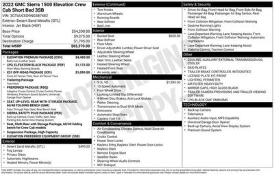 2022 GMC Sierra 1500 Elevation