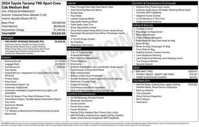 2024 Toyota Tacoma 4WD SR5