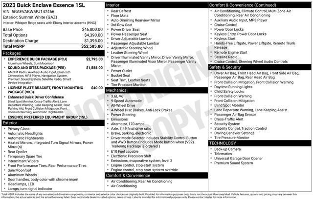 2023 Buick Enclave Essence