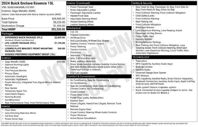 2024 Buick Enclave Essence