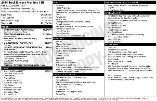 2024 Buick Enclave Premium