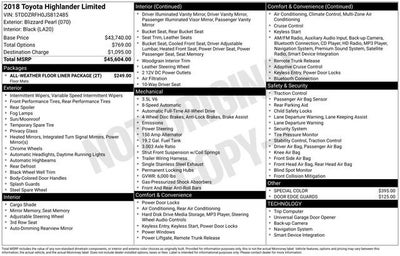 2018 Toyota Highlander Limited