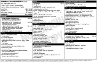 2026 Buick Envista Preferred