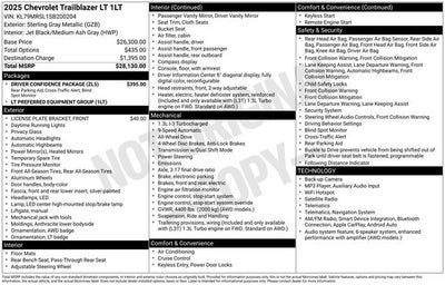 2025 Chevrolet Trailblazer LT