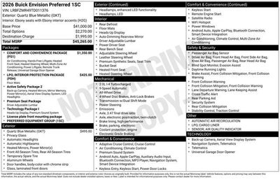 2026 Buick Envision Preferred