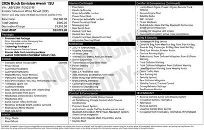 2026 Buick Envision Avenir