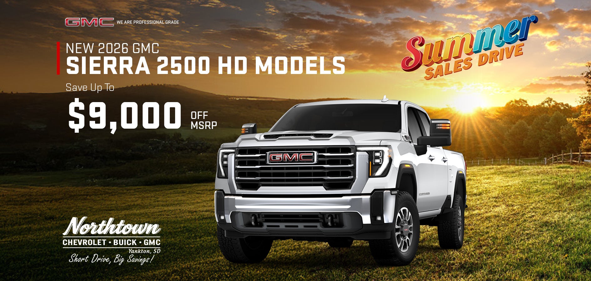 New 2026 GMC Sierra 2500 HD Models