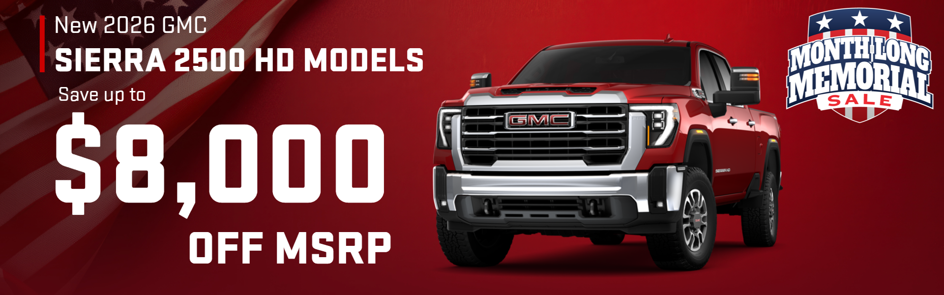 New 2026 GMC Sierra 2500 HD